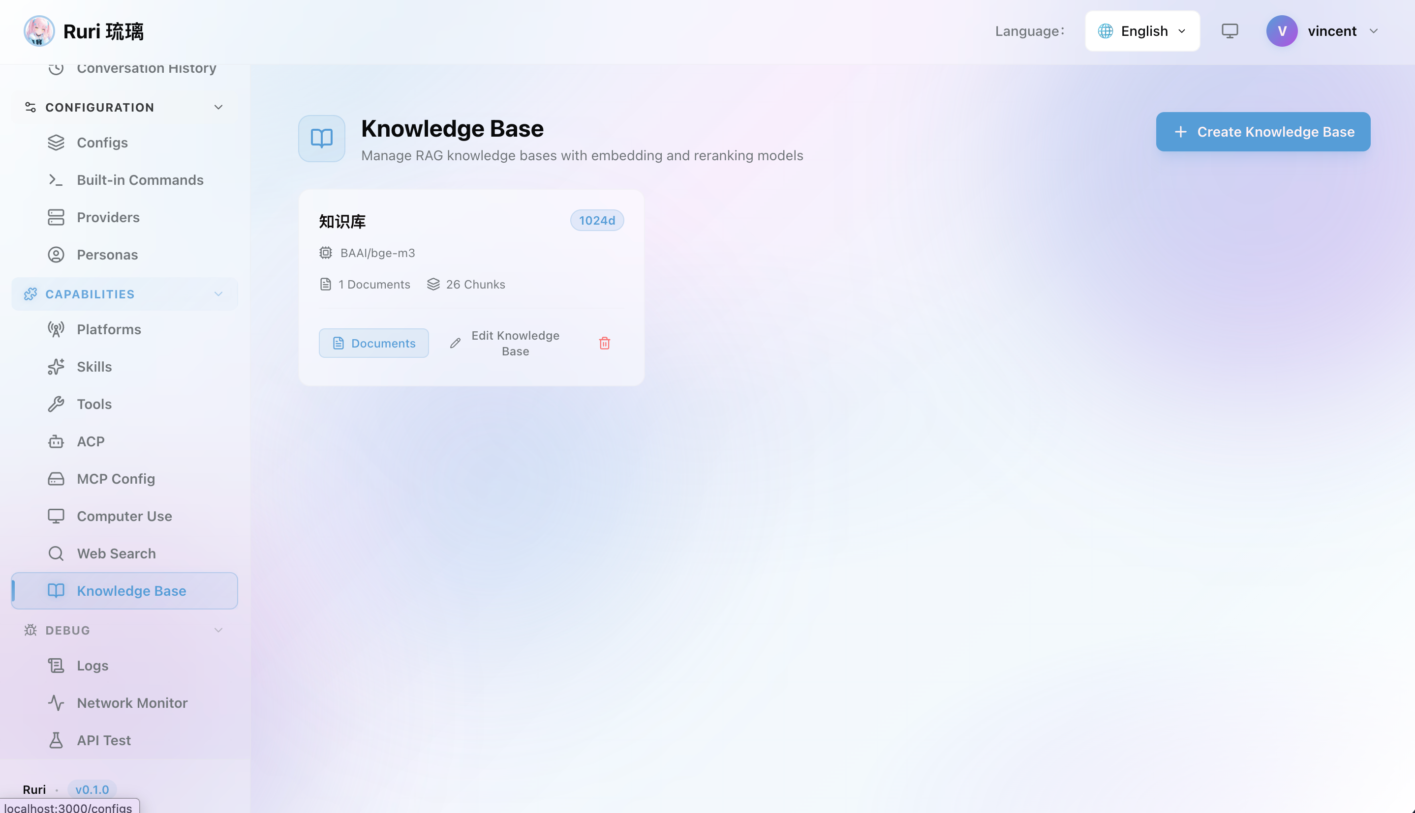 Knowledge Base Page